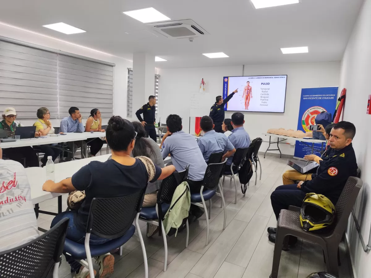 Continúan las acciones de preparación en primeros auxilios para el Encuentro Nacional de Caminantes