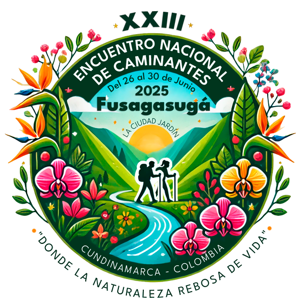 Identidad visual de XXIII Encuentro Nacional de Caminantes 2025